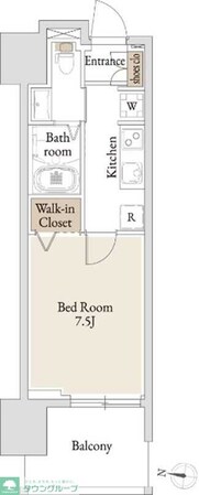 BLESS亀戸の物件間取画像